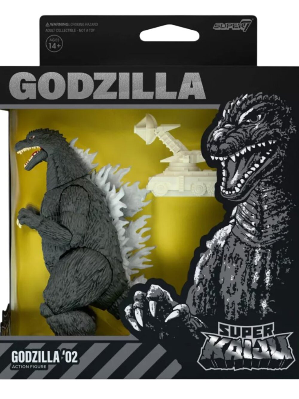 Super7 Godzilla 2002 Toho Super Kaiju Wave 03 Figure Laser Cannon 21 POA